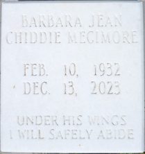 Barbara Jean Mecimore