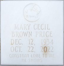 Mary Cecil Price