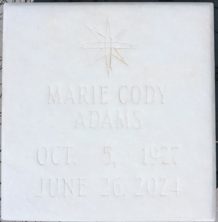 Marion  Marie Adams