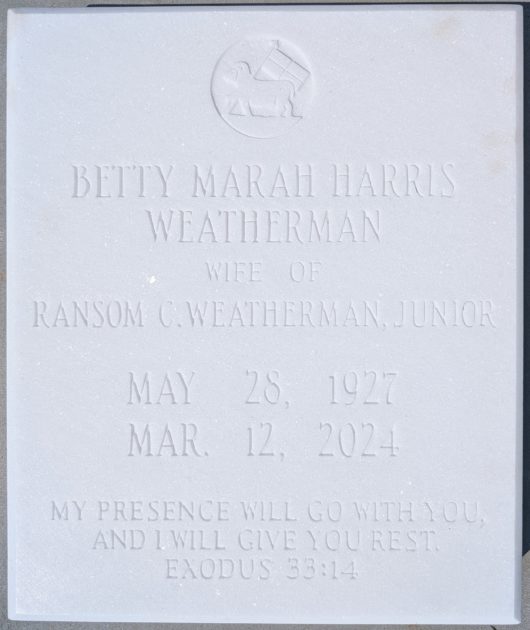 Betty Marah Weatherman
