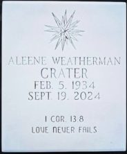 Aleene Mildred Crater