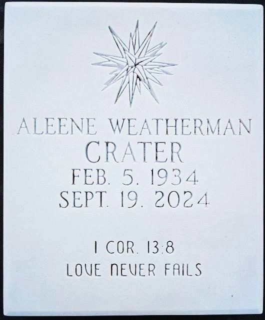 Aleene Mildred Crater