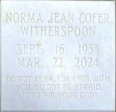 Norma Cofer Witherspoon