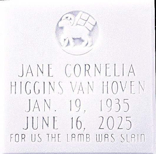 Jane Cornelia Van Hoven