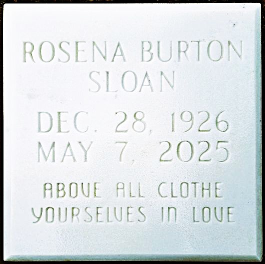 Rosena  Sloan