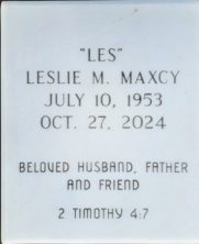 Leslie Marion Maxcy