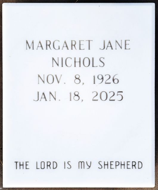 Margaret Jane Nichols