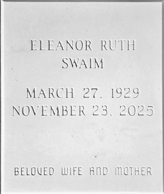 Eleanor Virginia Swaim
