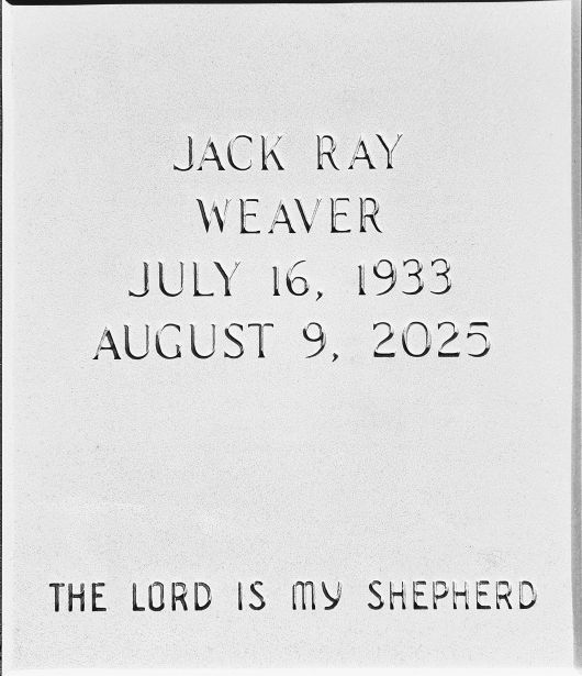 Jack Ray Weaver